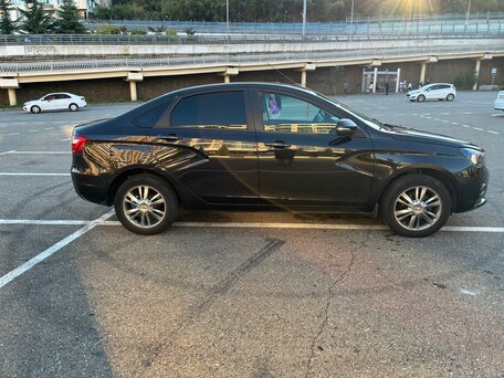 2016 Lada (ВАЗ) Vesta I, чёрный, 930000 рублей, вид 4