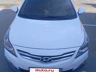 2016 Hyundai Solaris I Рестайлинг, белый, 700000 рублей, вид 2