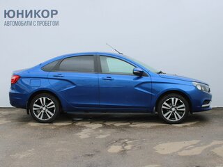 2021 Lada (ВАЗ) Vesta I, синий, 1099000 рублей, вид 4