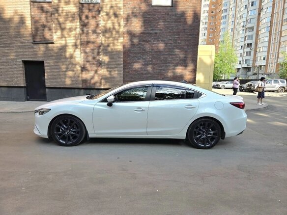 2016 Mazda 6 III (GJ) Рестайлинг, белый, 1775000 рублей - вид 7