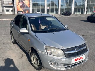 2013 Lada (ВАЗ) Granta I, серебристый, 250000 рублей, вид 2