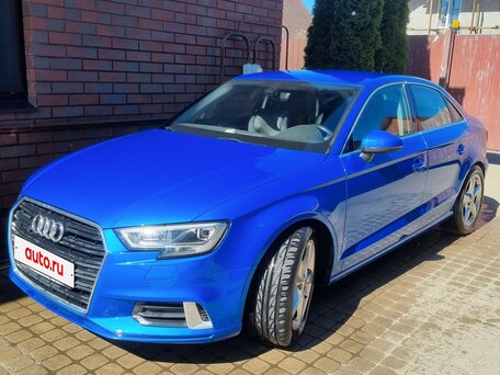 2019 Audi A3 III (8V) Рестайлинг, синий, 2800000 рублей, вид 2