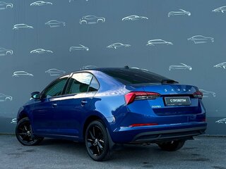2022 Skoda Rapid II, синий, 1996400 рублей, вид 4