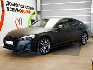 2021 Audi A5 Sportback 45 TFSI II (F5) Рестайлинг, чёрный, 4450000 рублей, вид 1