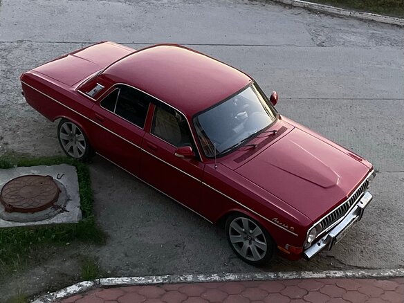 1989 ГАЗ 24 «Волга» 2434 II (2410), красный, 1700000 рублей
