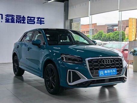 2022 Audi Q2 L 35 TFSI I Рестайлинг, голубой, 1630000 рублей, вид 3