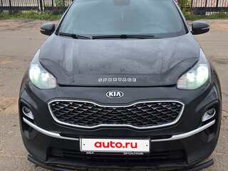 2020 Kia Sportage IV Рестайлинг, чёрный, 1680000 рублей, вид 3