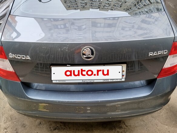 2014 Skoda Rapid I, серый, 1100000 рублей - вид 1