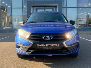 2018 Lada (ВАЗ) Granta I Рестайлинг, синий, 525000 рублей, вид 3