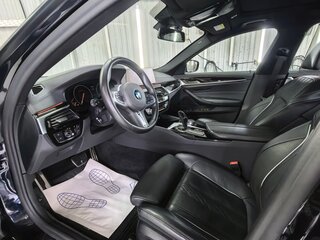 2019 BMW 5 серии 530i VII (G30/G31/G38), синий, 4650000 рублей, вид 4