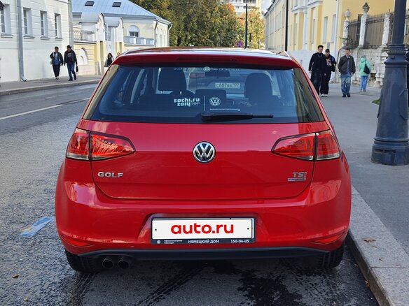 2013 Volkswagen Golf VII, красный - вид 5