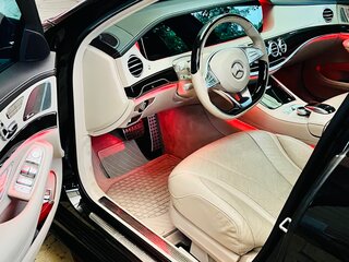 2017 Mercedes-Benz S-Класс 400 Long VI (W222, C217), чёрный, 3800000 рублей, вид 4