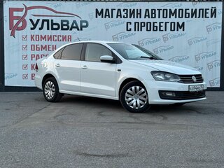 2017 Volkswagen Polo V Рестайлинг, белый, 849000 рублей, вид 1