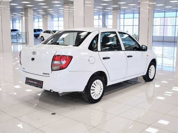 2013 Lada (ВАЗ) Granta I, белый, 375000 рублей - вид 1