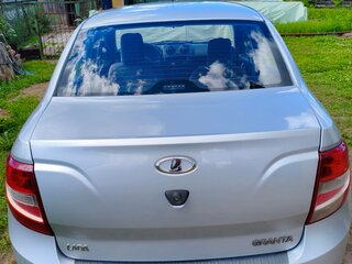2012 Lada (ВАЗ) Granta I, серебристый, 529000 рублей, вид 2
