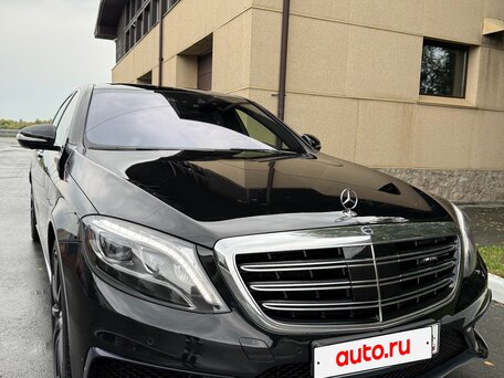2015 Mercedes-Benz S-Класс AMG 63 AMG Long III (W222, C217), чёрный, 5800000 рублей, вид 2