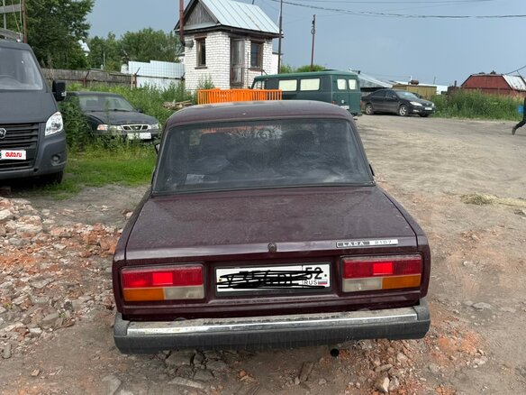 2007 Lada (ВАЗ) 2107, пурпурный, 90000 рублей - вид 5