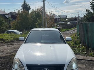 2009 Lada (ВАЗ) Priora I, белый, 350000 рублей, вид 1
