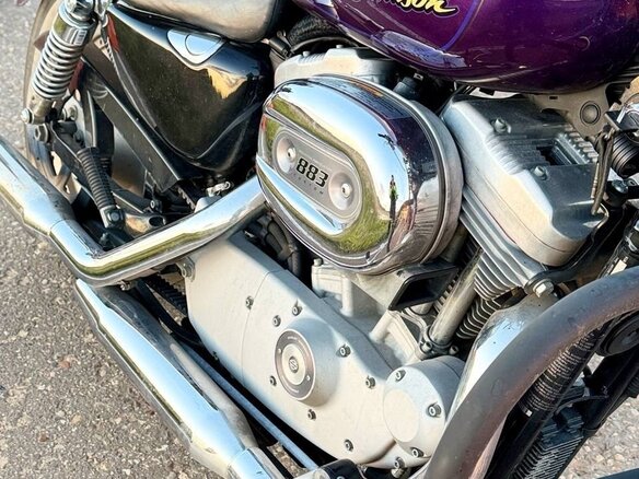 2007 Harley-Davidson Sportster 883, фиолетовый, 550000 рублей - вид 5