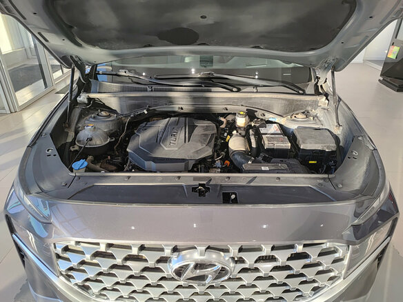 2022 Hyundai Santa Fe IV Рестайлинг, синий, 3469000 рублей - вид 8