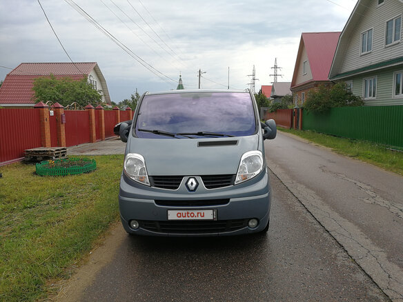 2011 Renault Trafic II Рестайлинг, голубой - вид 1