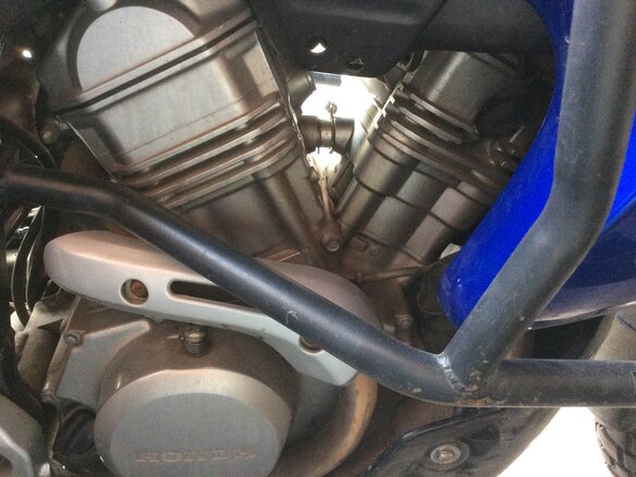 2001 Honda XL650V Transalp, синий - вид 7