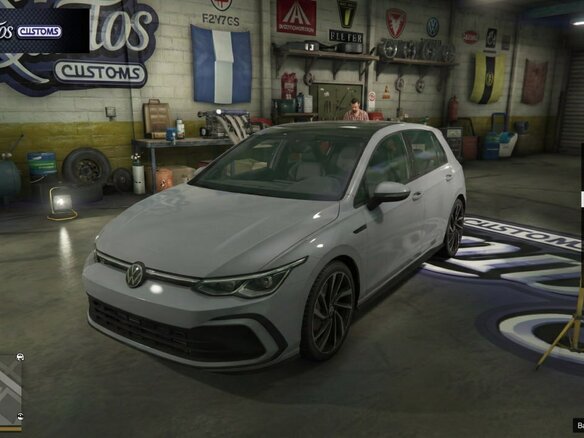 2022 Volkswagen Golf VIII, серый, 2730000 рублей - вид 23