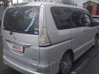 2014 Nissan Serena IV (C26), серебристый, 1380000 рублей, вид 3