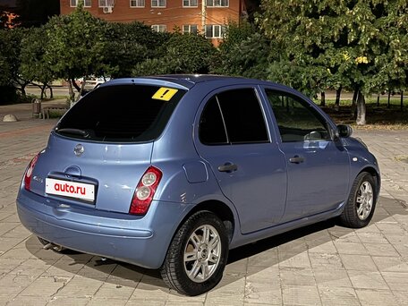 2007 Nissan Micra III (K12), синий, 460000 рублей, вид 3