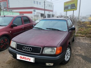 1991 Audi 100 IV (C4), красный, 200000 рублей, вид 1