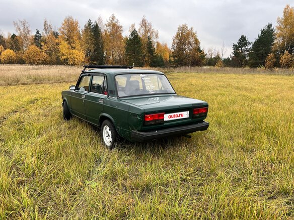 1997 Lada (ВАЗ) 2107, зелёный, 130000 рублей - вид 6
