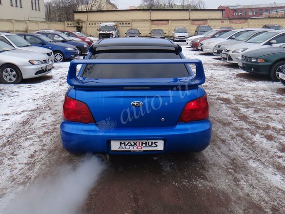 2006 Subaru Impreza WRX STi II Рестайлинг 2, синий - вид 4