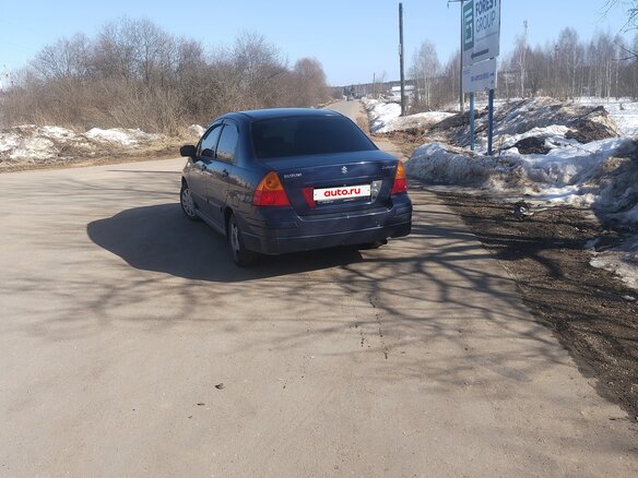 2007 Suzuki Liana I Рестайлинг, синий, 295000 рублей - вид 2