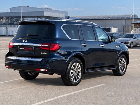 2018 Infiniti QX80 I Рестайлинг 2, синий, 3300000 рублей, вид 2