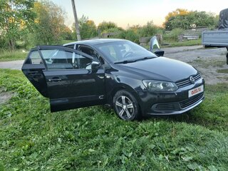 2013 Volkswagen Polo V, чёрный, 590000 рублей, вид 1