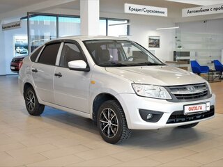 2015 Lada (ВАЗ) Granta I, серебристый, 590000 рублей, вид 2