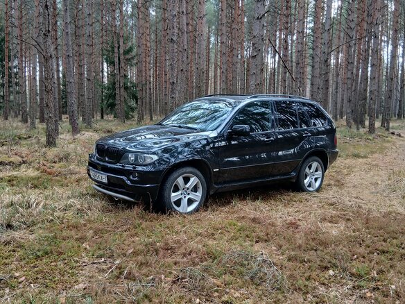 2005 BMW X5 3.0d I (E53) Рестайлинг, чёрный, 1600000 рублей - вид 6
