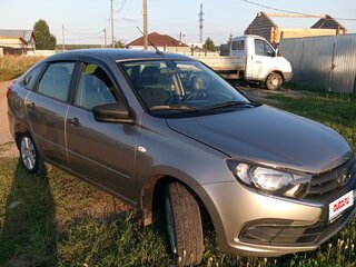 2021 Lada (ВАЗ) Granta I Рестайлинг, серый, 730000 рублей, вид 2