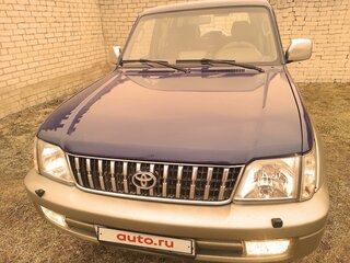 2000 Toyota Land Cruiser Prado 90 Series Рестайлинг, синий, 1565000 рублей, вид 1