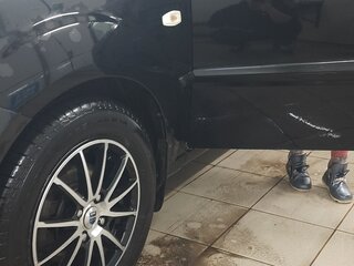 2009 Kia Rio II Рестайлинг, чёрный, 450000 рублей, вид 4
