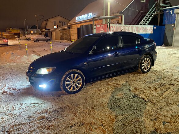 2008 Mazda 3 5-speed I (BK) Рестайлинг, синий