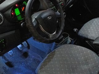 2015 Lada (ВАЗ) Kalina II, серебристый, 550000 рублей, вид 3