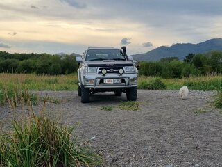 1999 Toyota Hilux Surf III Рестайлинг, серый, 1200000 рублей, вид 2