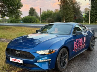 2018 Ford Mustang VI Рестайлинг, синий, 2350000 рублей, вид 3