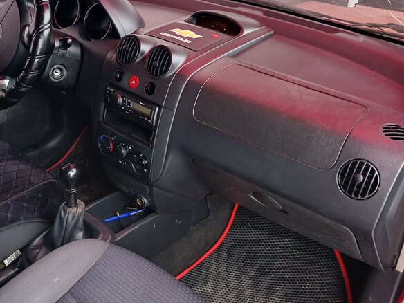 2007 Chevrolet Aveo I, красный, 385000 рублей - вид 5
