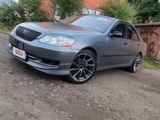 2001 Toyota Mark II IX (X110), серебристый, 1700000 рублей, вид 1