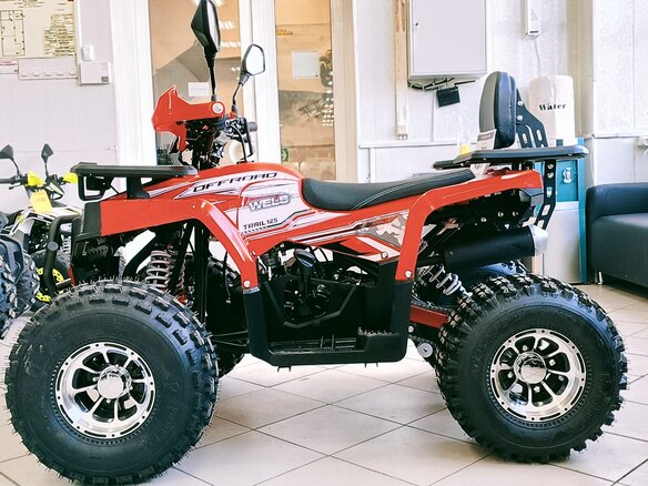 2025 Wels Thunder 125, красный - вид 1