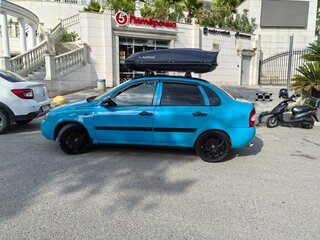 2008 Lada (ВАЗ) Kalina I, красный, 550000 рублей, вид 3