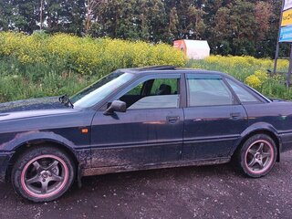 1992 Audi 80 V (B4), синий, 190000 рублей, вид 3