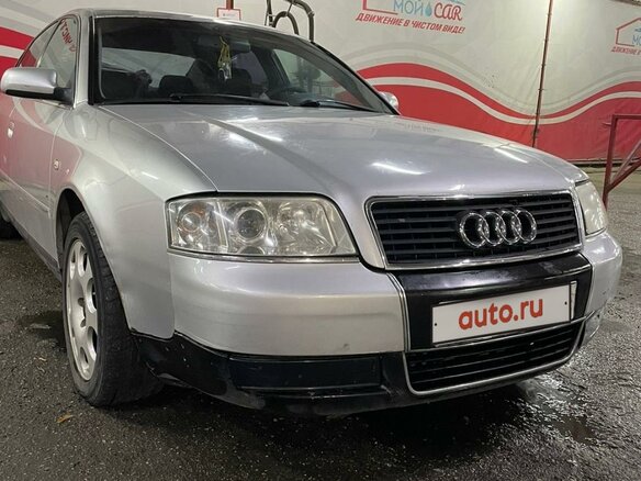 2002 Audi A6 II (C5) Рестайлинг, серебристый - вид 2